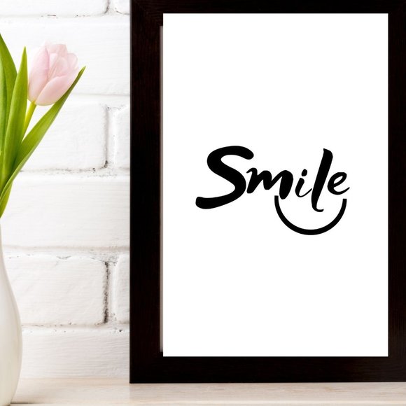 Dope Designs 19 Other - Digital Print Art "Smile" - Wall Art 8.5 X 11"
